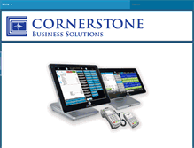 Tablet Screenshot of cornerstonebusinessblog.com
